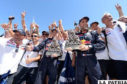 Stéphane Peterhansel ganador en coches