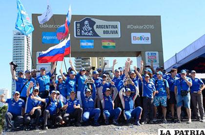 Los ganadores en la categoría camiones