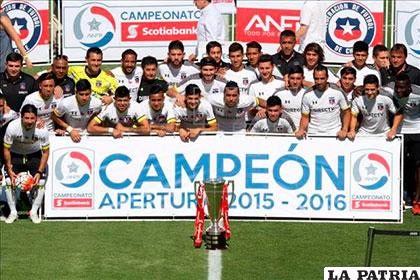 Colo Colo es el vigente campeón del fútbol chileno