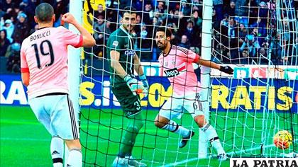 Juventus en su visita al Udinese logró una victoria de 4 a 0