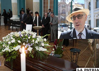 Los restos del ex canciller y diplomático Armando Loaiza son velados en hall de la Cancillería