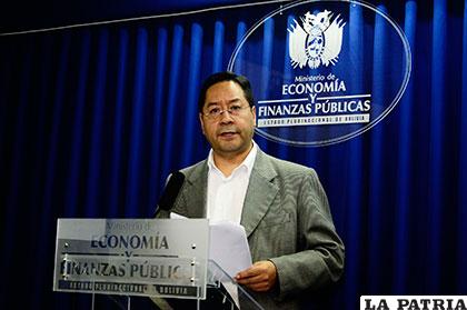 El ministro de Economía y Finanzas, Luis Arce Catacora /radioexitobolivia.com