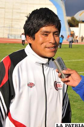 Adolfo Choque, presidente de EM Huanuni