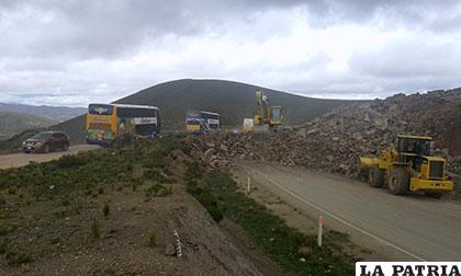 Carretera Oruro-Cochabamba estará cerrada por dos horas