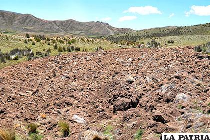 Sembradíos en territorio orureño