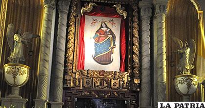 Imagen de la Virgen del Socavón