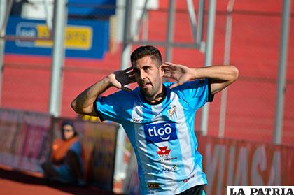 Ignacio Martínez fue autor de los dos goles de Ciclón /APG