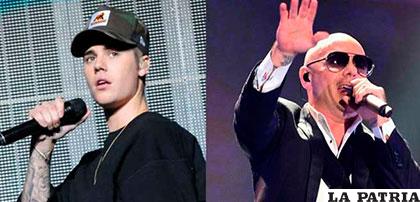 Pitbull y Justin Bieber actuarán en la 58 edición de los premios Grammy en los Ángeles (EE.UU.)