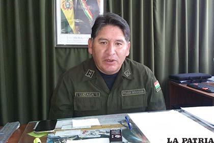 Director de la Felcc, coronel Iván Luizaga, recomienda tomar recaudos para evitar ser víctimas de robo