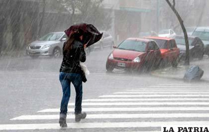 Lluvias moderadas a fuertes se registrarán este fin de semana en Tarija /ANF