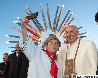 El Papa Francisco llegó a Bolivia el año pasado