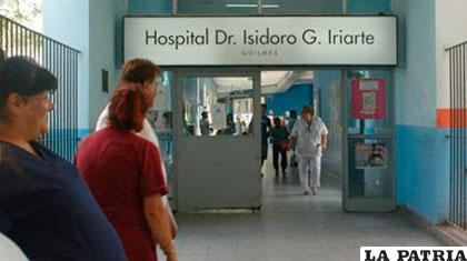 El hospital donde fue llevada la víctima /infobae.com