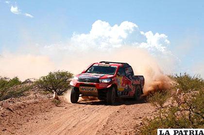 Nasser Al-Attiyah llegó con mucho retraso de más de dos horas /dakar.com