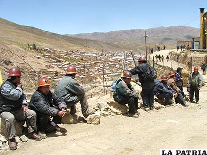 Los mineros asalariados esperan cooperación efectiva del Gobierno /Archivo