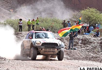 La emoción del Rally Dakar llegó ayer a Tupiza /APG