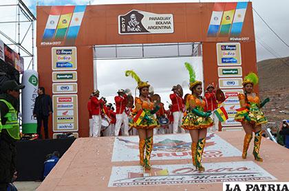 La danza de la Morenada durante su demostración
