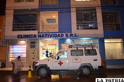 Los heridos fueron atendidos en la clínica Natividad