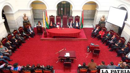 Inauguración del Año Judicial en La Paz /TDJ