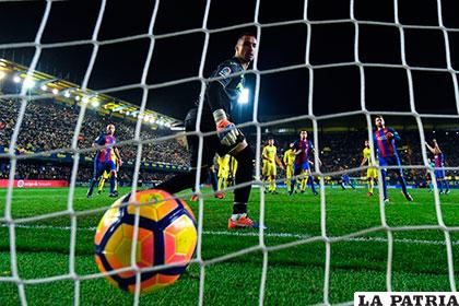 Messi fue autor del empate ante Villarreal (1-1)