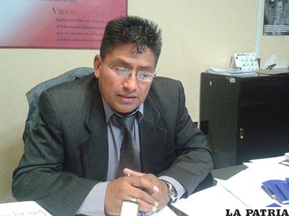Alfredo Méndez Orellana, nuevo encargado del INE Oruro