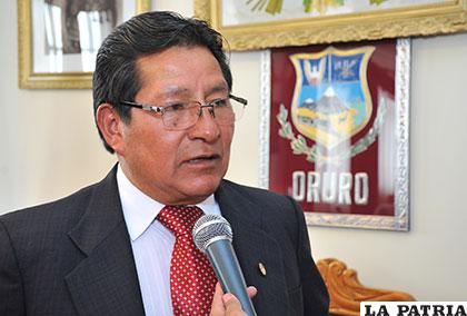 David Choque, vicepresidente del Concejo Municipal de Oruro