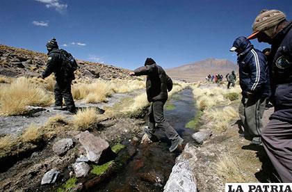 Las aguas del Silala son aprovechadas por empresas chilenas