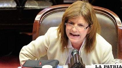 Ministra de seguridad de Argentina, Patricia Bullrich /minutouno.com

