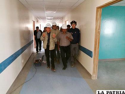 El gobernador Vásquez lideró la inspección al Hospital de Tercer Nivel
