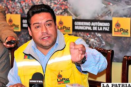 Luis Revilla, alcalde de La Paz /oxigeno.bo