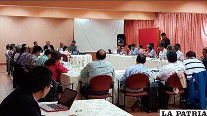Reunión en Cochabamba /Ministerio de Gobierno