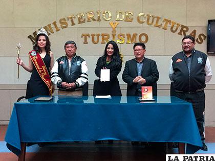 Promoción del Carnaval de Oruro en La Paz