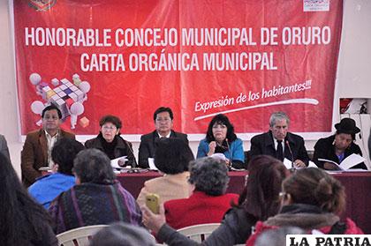 El reto de los concejales será concluir la Carta Orgánica Municipal en este 2018 /Archivo