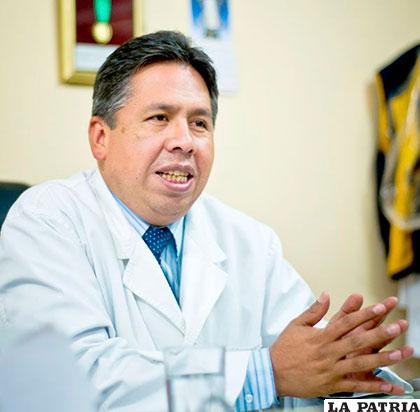 Luis Larrea, presidente del Colegio Médico de La Paz /El Diario