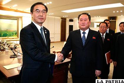 El jefe de la delegación norcoreana que dirige el comité para la Reunificación Pacífica de Corea /La Razón