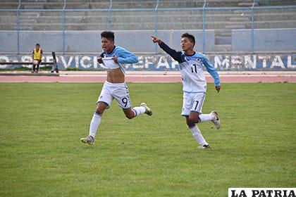Steven Terrazas, anotó el gol del empate para Oruro