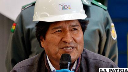 Presidente del Estado, Evo Morales /ABI