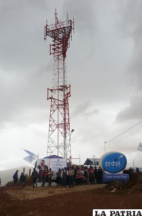 La Radio Base en Caracota /ENTEL