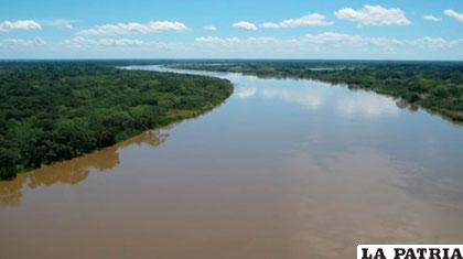 El rio Mamoré, podría sufrir desborde a consecuencia de intensas precipitaciones pluviales /ANF
