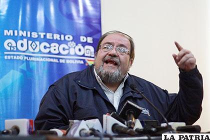El ministro de Educación, Roberto Aguilar /AFKA