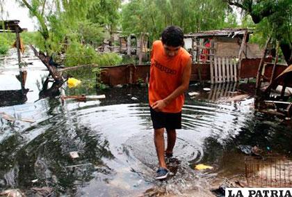 Las inundaciones van generando serios problemas