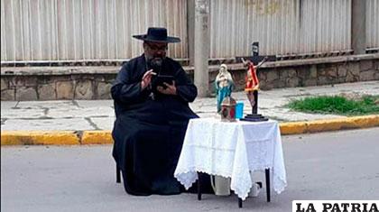 El Tata Marcelo se sumó al paro cívico en Cochabamba /Periodistas