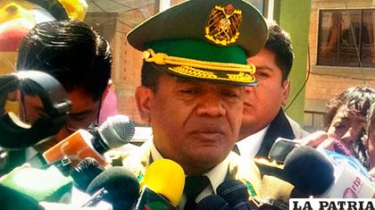 El ex comandante de Policía, coronel Abel Galo De la Barra /ANF