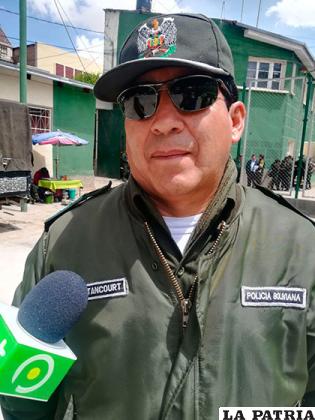 El nuevo subcomandante de Policía, coronel Fredy Betancourt