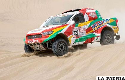 Marco Bulacia de buena labor en el Rally Dakar /dakar.com