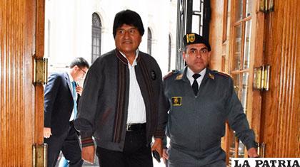 Evo Morales, Presidente del Estado /ARCHIVO/ANF