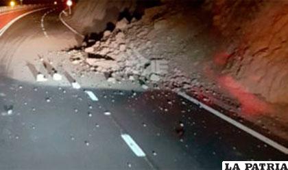 Restablecen tránsito vehicular tras sismo 6,3 en el norte del país /LA TERCERA