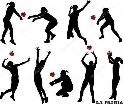 Algunos de los movimientos aconsejables en el juego del voleibol