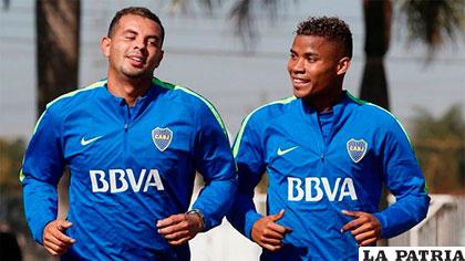 Los colombianos Edwin Cardona y Wilmar Barrios