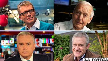 Nicky Campbell, John Humphrys, Jeremy Vine, Huw Edwards son cuatro de los presentadores