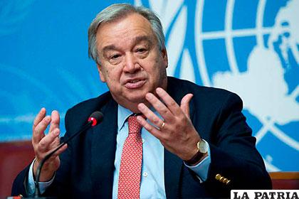 El secretario general de la ONU, Antonio Guterres /prensa-latina.cu